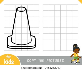 Copy the picture, education game for children, Sports Training Cone