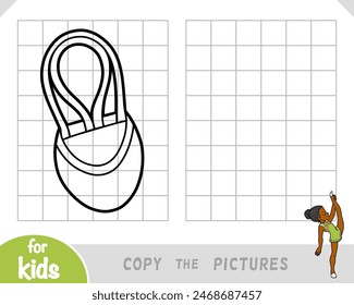Copy the picture, education game for children, Rhythmic gymnastic half toe shoes