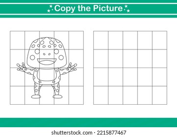 copy the picture Educational game for kindergarten   preschool worksheet game for children