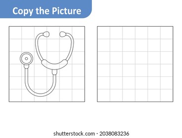 Copy the picture, stethoscope vector