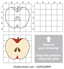 Simple Grid Drawing for Kids Images, Stock Photos & Vectors | Shutterstock
