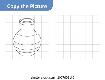 Copy the picture, vase vector