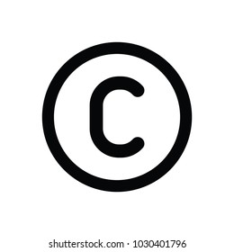copy right icon