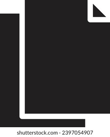 Copy single vector line icon