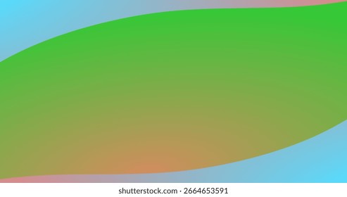 Copiar Espaço com plano de fundo abstrato e Forma de Gradiente Vermelho Verde
