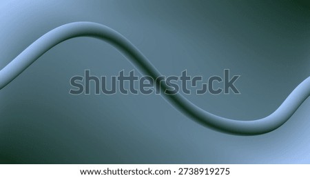 Copy Space abstract background with smooth Curve lines in green and blue colors