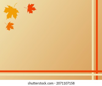 copy space background design with maple leaves. suitable for autumn theme