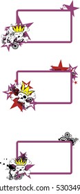 copy space with skull cartoon set in vector format very easy to edit