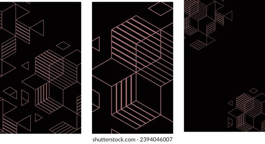 copy space for text and line art eucalyptus leaf branch in pastel colors. Botanical design suitable for banner, cover, invitation.