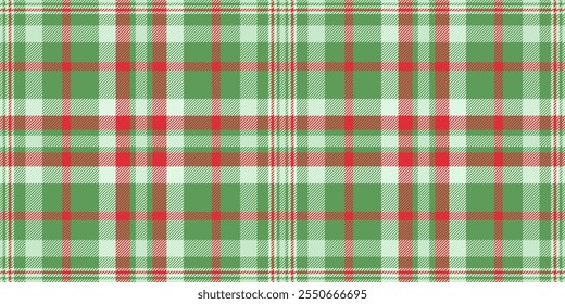 Copiar o espaço textura xadrez, verificação de vetor de padrão curto. Imagem fundo tartan tecido sem emenda na paleta de cores claras e verdes.