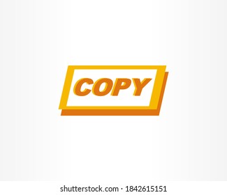 COPY - Text vector design template