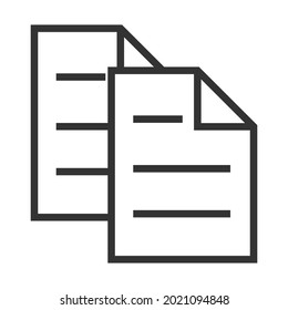 Copy tool icon on white background. 