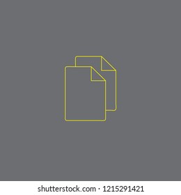 Copy vector icon