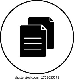 Icono de Vector de copia. Se puede utilizar para aplicaciones de impresión, móviles y de Web.