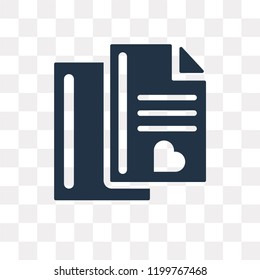 Copy vector icon isolated on transparent background, Copy transparency concept can be used web and mobile