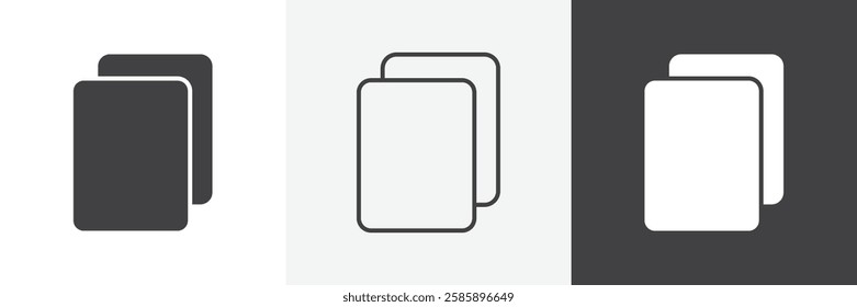 Copy vector icons collection graphic designs for ui designs