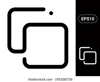 Copy Vector stylish line icon for UI an UX