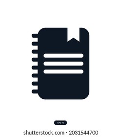 copybook_3 icon. Education sign and symbol icons. Vector line icons for your digital or print projects. Vector illustration.