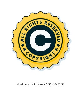 Copyleft All Right Reversed Illustration Stock Vector (Royalty Free ...