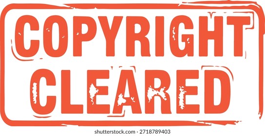 Copyright-Stempel auf weißem Hintergrund
