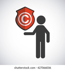 copyright  concept  design 