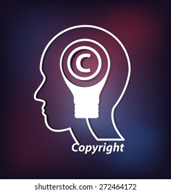 Copyright concept. vector illustration.
