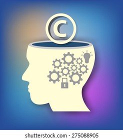 Copyright concept. vector illustration.