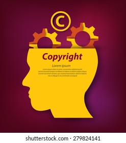 Copyright concept. vector illustration.