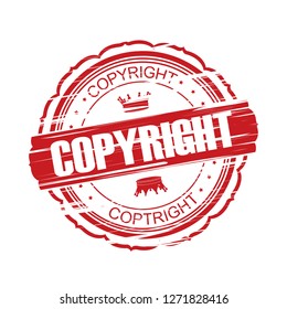 Copyright grunge Stamp.vector