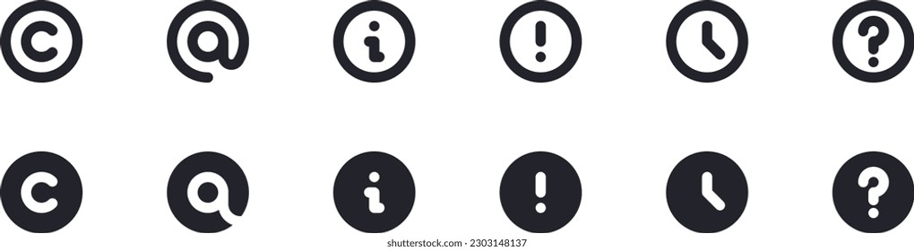 Symbol für die Unterstützung von Copyright-Hilfen. Vektorgrafik