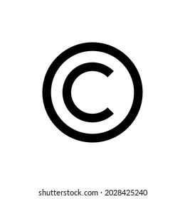 Icono de derechos de autor para aplicaciones y sitios web