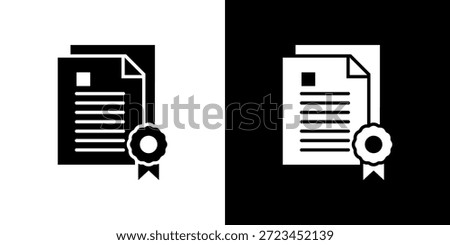 Copyright icon black and white filled.
