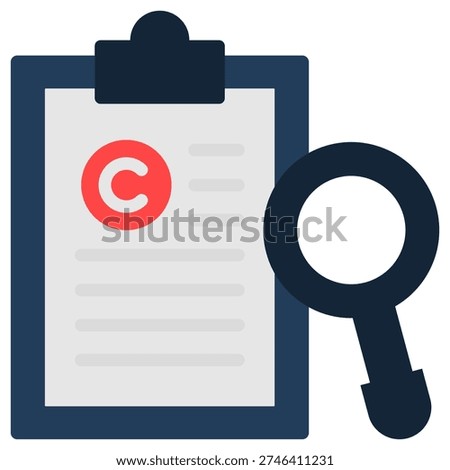 Copyright Icon Element For Design