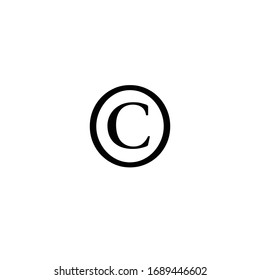 Copyright Icon for Graphic Design Projects
