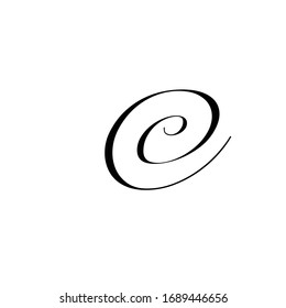 Icono de derechos de autor para proyectos de diseño gráfico