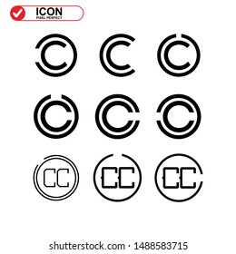 copyright icon isolated sign symbol vector illustration - Collection of high quality black style vector icons
