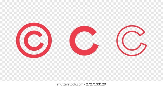 Plantilla de Vector de logotipo de icono de Derechos de autor. Marca comercial de Derechos de autor y Ilustración vectorial de iconos de símbolos registrados. Símbolo de la Marca comercial del TM. conveniente para cualquier diseño del Sitio web del negocio para el Web y el uso móvil