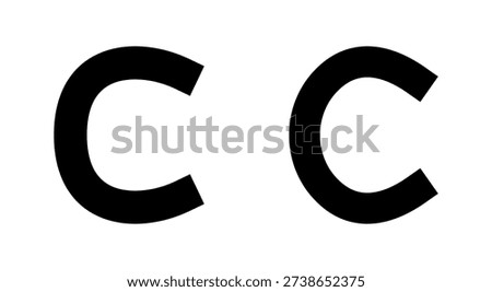 Copyright icon symbol for apps and websites. copyright sign and symbol