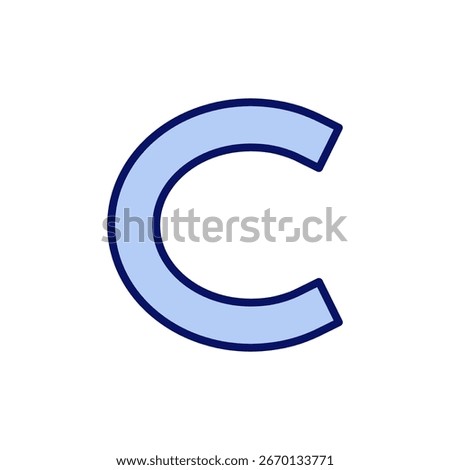 Copyright icon vector. copyright sign and symbol