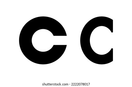 Copyright icon vector for web and mobile app. copyright sign and symbol