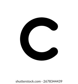 Copyright icon vector for web and mobile app. copyright sign and symbol