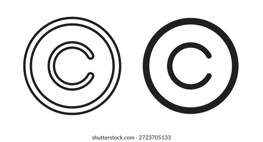 colección de Vector de los iconos del Derechos de autor para los Diseños web