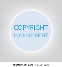 copyright infringement concept- vector illustration