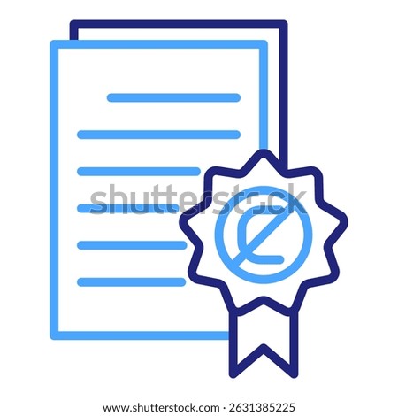 Copyright Infringement Icon Element For Design
