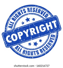 Copyright ink stamp