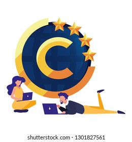 copyright of intellectual