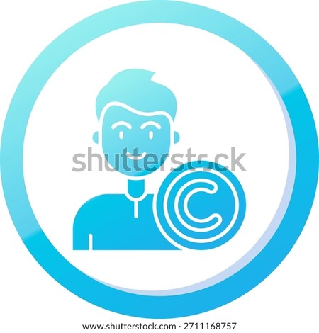 Copyright Line vector Icon Design