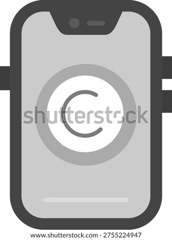 Copyright Line vector Icon Design