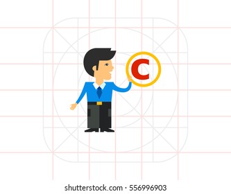 Copyright Symbol Icon