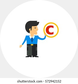 Copyright Symbol Icon